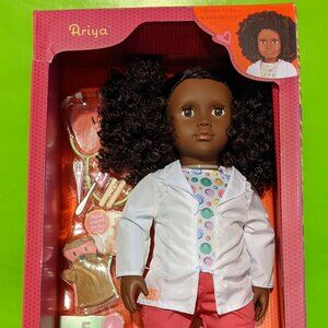 Our Generation Ariya the Pediatrician comes with a Finger Puppet for 18" Doll